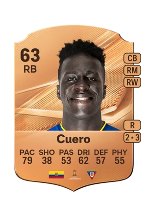 Cuero - 63 - Rare EA FC 27 card