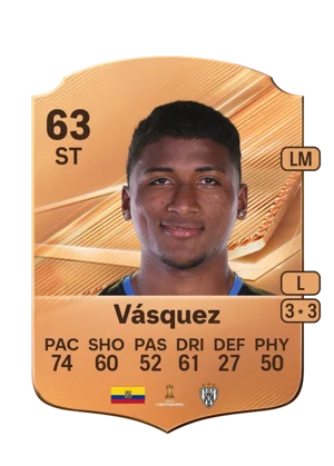 Vásquez - 63 - Rare EA FC 27 card