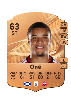 Oné - 63 - Rare EA FC 27 card