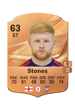 Stones - 63 - Rare EA FC 27 card