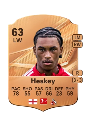Heskey - 63 - Rare EA FC 27 card