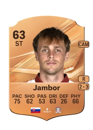 Jambor - 63 - Rare EA FC 27 card