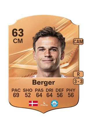 Berger - 63 - Rare EA FC 27 card