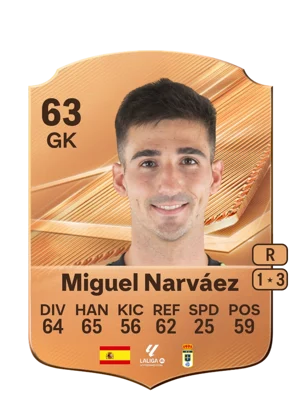 Miguel Narváez - 63 - Rare EA FC 27 card