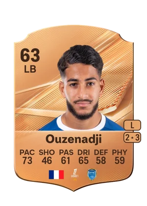 Ouzenadji - 63 - Rare EA FC 27 card