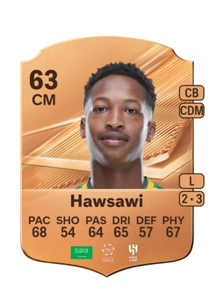 Hawsawi - 63 - Rare EA FC 27 card