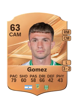 Gomez - 63 - Rare EA FC 27 card
