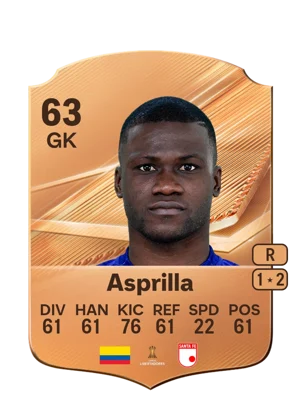 Asprilla - 63 - Rare EA FC 27 card