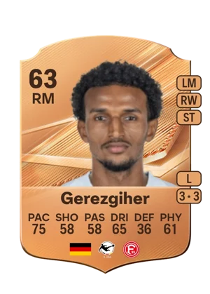 Gerezgiher - 63 - Rare EA FC 27 card