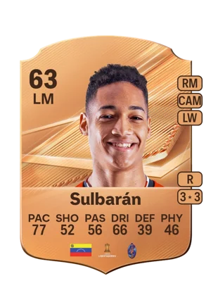 Sulbarán - 63 - Rare EA FC 27 card