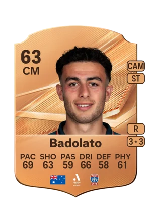 Badolato - 63 - Rare EA FC 27 card
