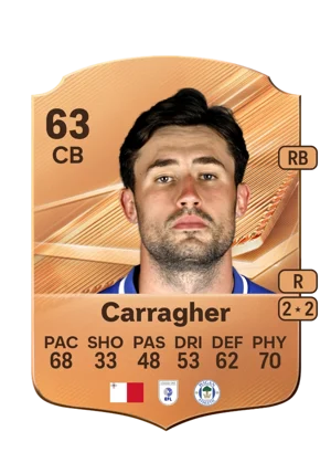 Carragher - 63 - Rare EA FC 27 card