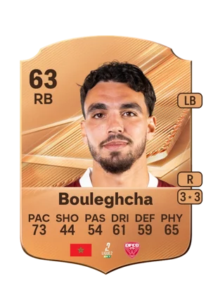 Bouleghcha - 63 - Rare EA FC 27 card