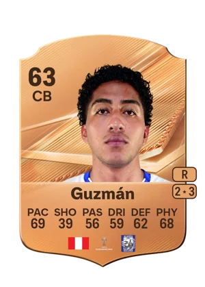 Guzmán - 63 - Rare EA FC 27 card
