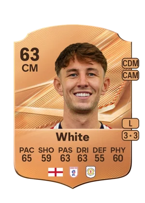 White - 63 - Rare EA FC 27 card