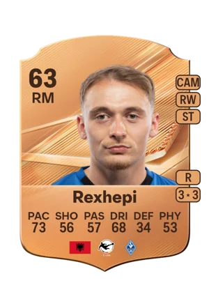 Rexhepi - 63 - Rare EA FC 27 card