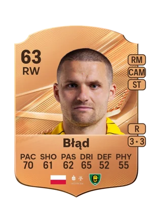 Błąd - 63 - Rare EA FC 27 card