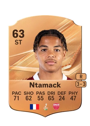 Ntamack - 63 - Rare EA FC 27 card