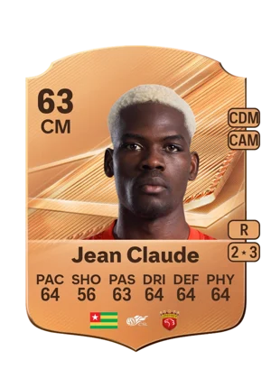 Jean Claude - 63 - Rare EA FC 27 card