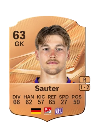 Sauter - 63 - Rare EA FC 27 card