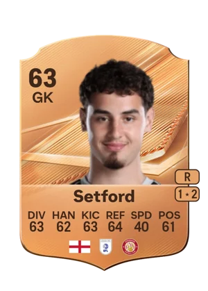 Setford - 63 - Rare EA FC 27 card