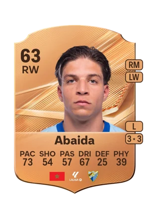 Abaida - 63 - Rare EA FC 27 card