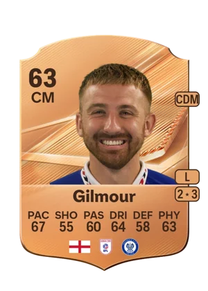 Gilmour - 63 - Rare EA FC 27 card
