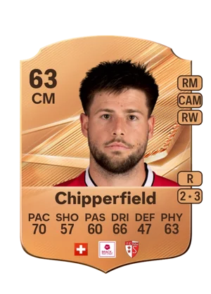 Chipperfield - 63 - Rare EA FC 27 card