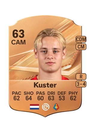 Kuster - 63 - Rare EA FC 27 card