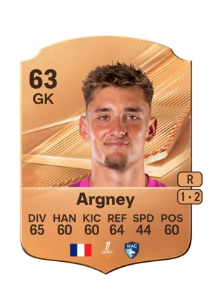 Argney - 63 - Rare EA FC 27 card