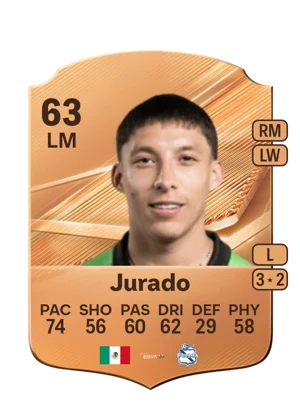 Jurado - 63 - Rare EA FC 27 card