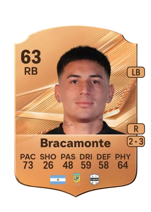 Bracamonte - 63 - Rare EA FC 27 card