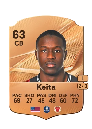 Keita - 63 - Rare EA FC 27 card