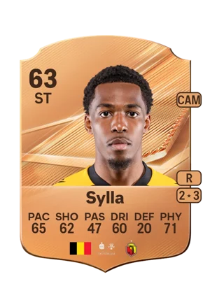 Sylla - 63 - Rare EA FC 27 card