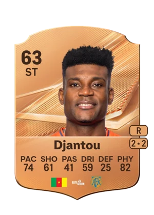 Djantou - 63 - Rare EA FC 27 card