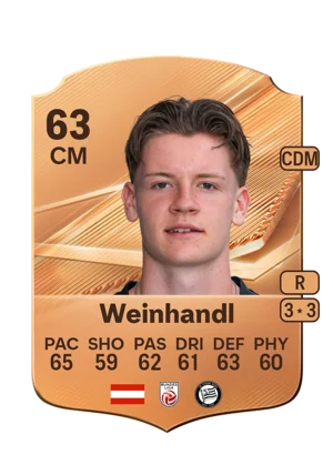 Weinhandl - 63 - Rare EA FC 27 card