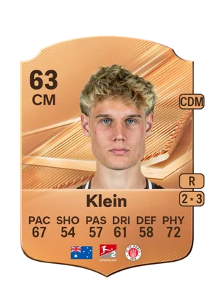 Klein - 63 - Rare EA FC 27 card