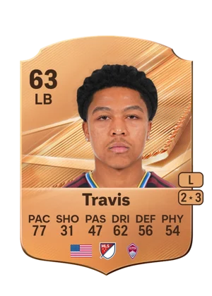 Travis - 63 - Rare EA FC 27 card