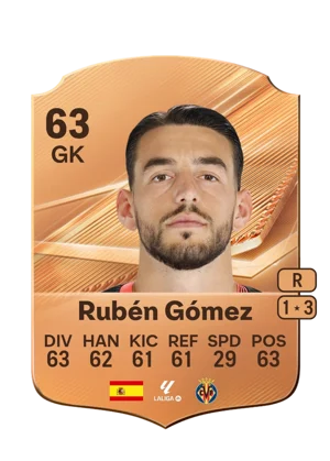 Rubén Gómez - 63 - Rare EA FC 27 card