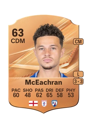 McEachran - 63 - Rare EA FC 27 card