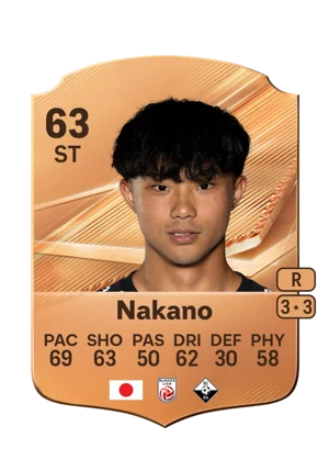 Nakano - 63 - Rare EA FC 27 card