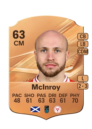 McInroy - 63 - Rare EA FC 27 card