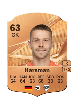 Harsman - 63 - Rare EA FC 27 card