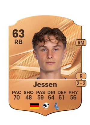 Jessen - 63 - Rare EA FC 27 card