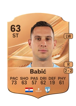 Babić - 63 - Rare EA FC 27 card
