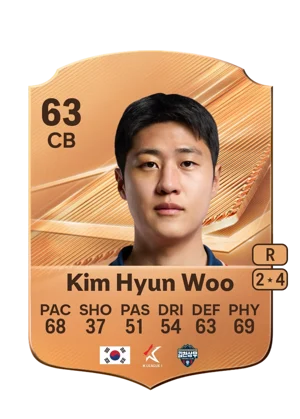 Kim Hyun Woo - 63 - Rare EA FC 27 card
