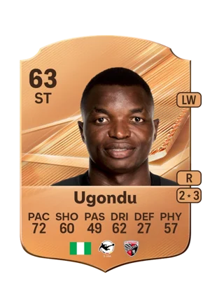 Ugondu - 63 - Rare EA FC 27 card