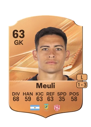 Meuli - 63 - Rare EA FC 27 card