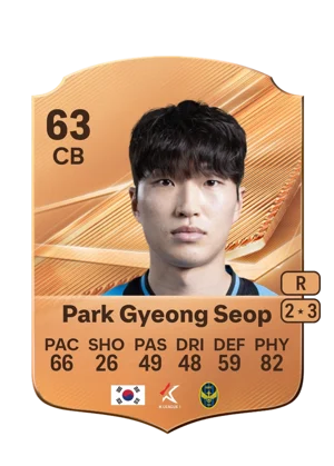 Park Gyeong Seop - 63 - Rare EA FC 27 card