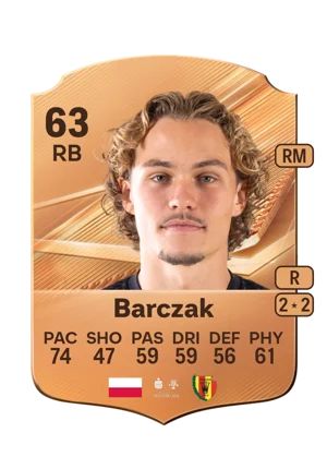 Barczak - 63 - Rare EA FC 27 card